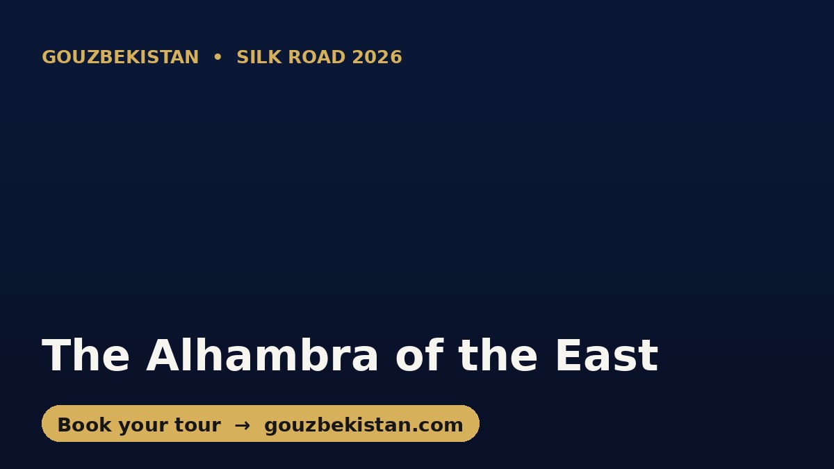 The Alhambra of the East: Samarkand for Spanish Travellers