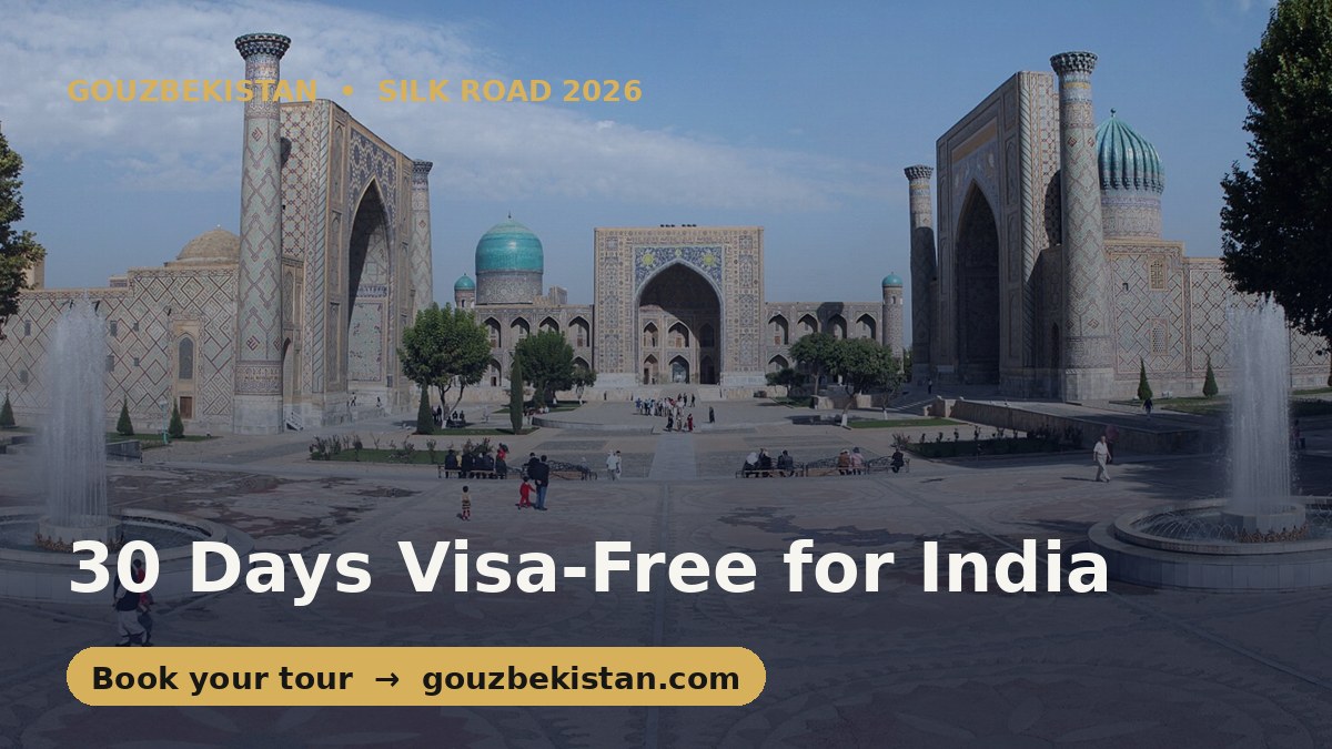 30 Days Visa-Free: Uzbekistan Opens Its Doors to India and Babur's Homeland
