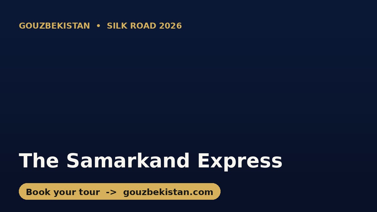 The Samarkand Express: Step Aboard Uzbekistan's First Ultra-Luxury Silk Road Train