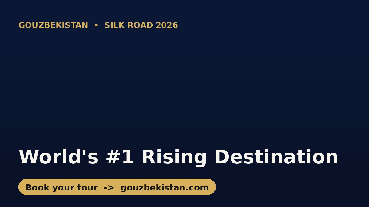 Uzbekistan Named World's #1 Rising Destination for 2026